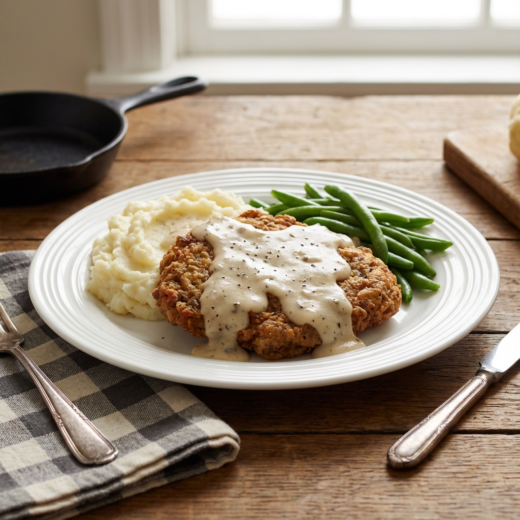 Country Fried Steak with Sawmill Gravy